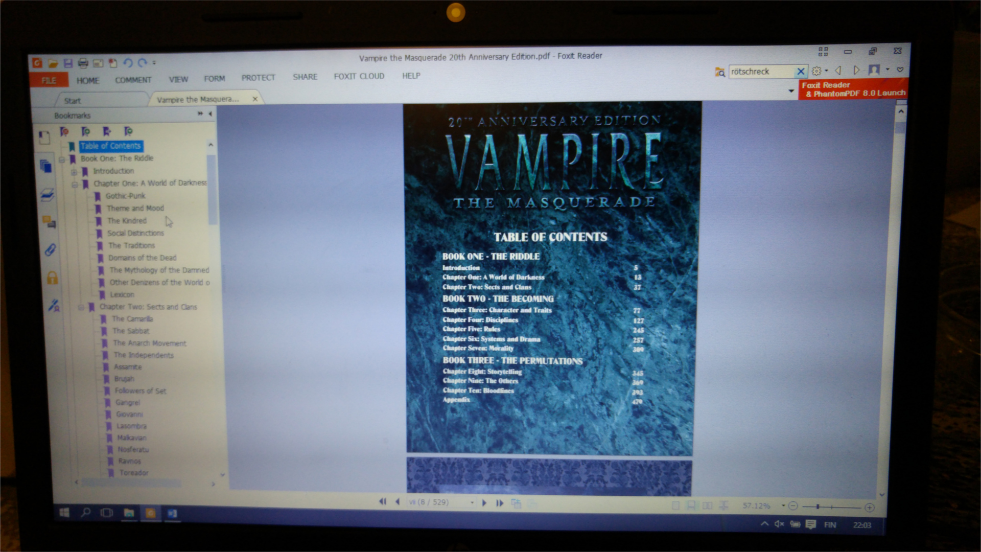 Vampire the Masquerade 20th Anniversary Edition Playtesting Sheet
